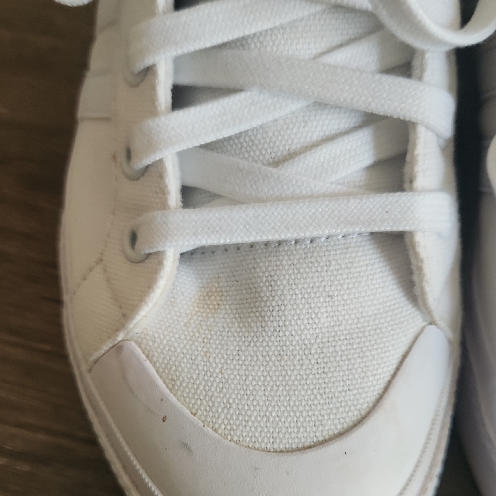 White High-Top Platform Sneakers - Picture 7 of 7